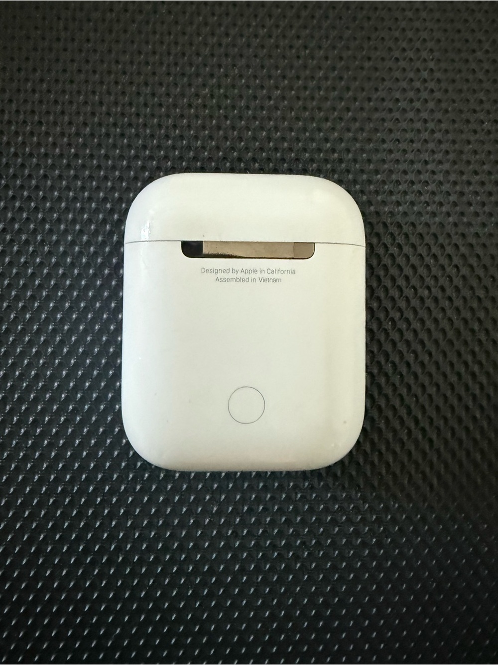 Apple AirPods 2nd Generation with Charging Case + Gray Silicon Case